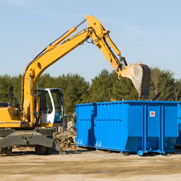 what size residential dumpster rentals are available in Rices Landing